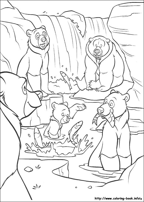 Brother Bear coloring picture